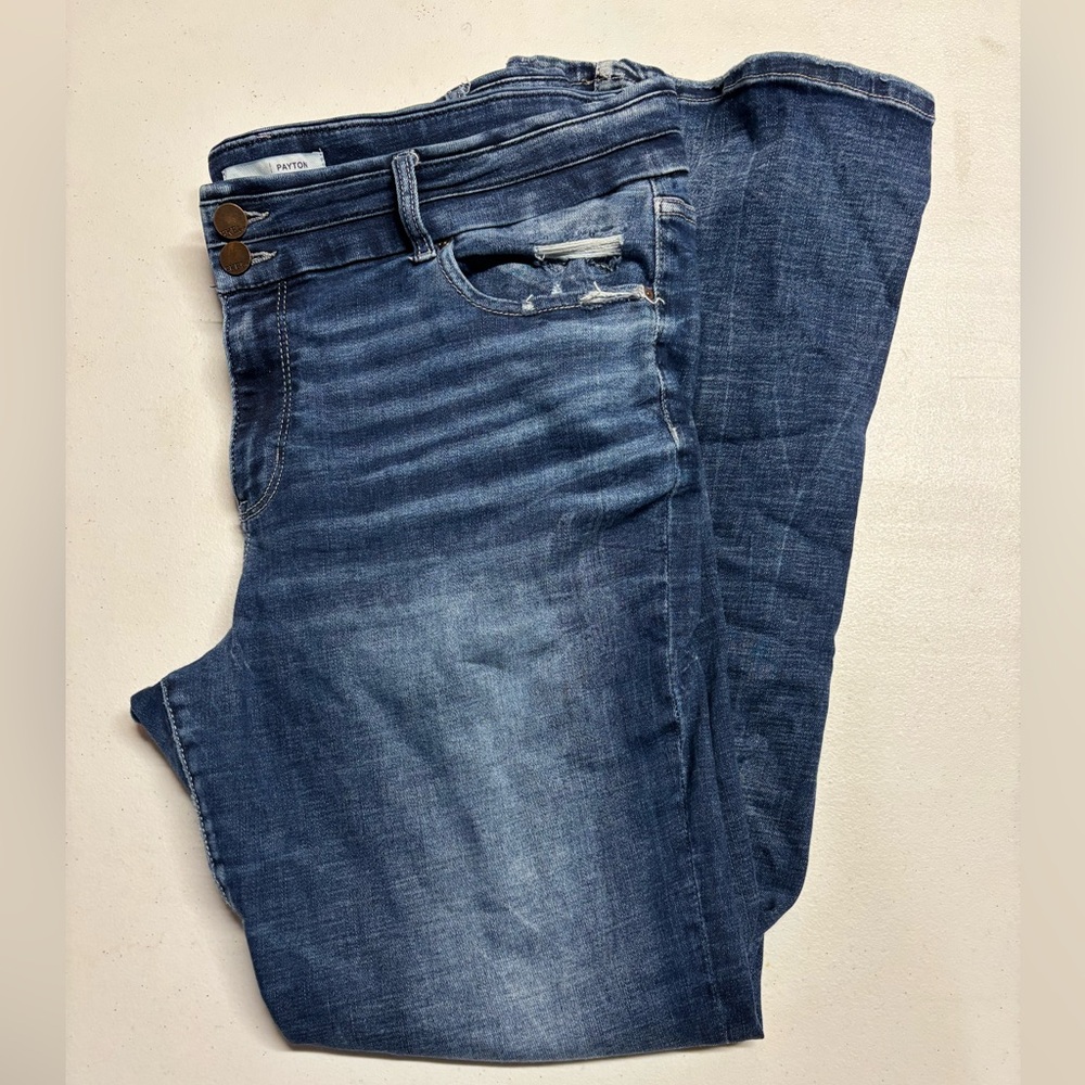 BKE Women's Blue Flare Jeans